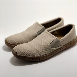 Robert Wayne Canvas Round Toe Loafers